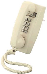 Cetis 25401 ASH AEGIS-2554-ASH Wall Mount Telephone - Retro Style Home & Office Landline Phone with Long Cord - Perfect for Kitchen, Garage, Workshop, and Vintage Decor