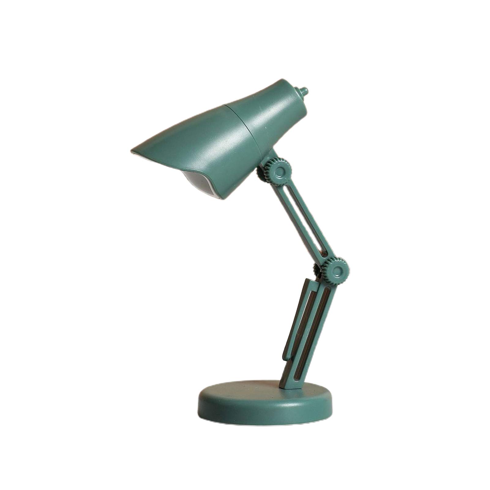 Hutishop2020 Portable Folding Magnetic LED Desk Lamp - Eye Protection Mini Night Light for Bedroom, Office & Study (Green) | Perfect for Reading, Working & Nighttime Use