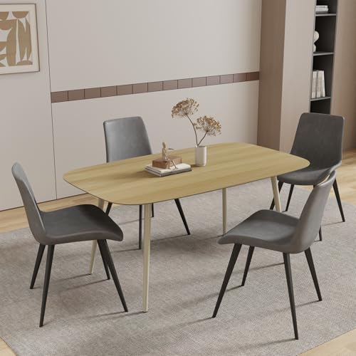 Cat Scratch Table + 4 Gray Chairs