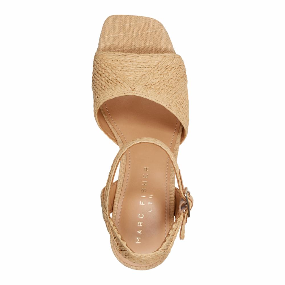 Marc Fisher Ltd Women's Calyn2 Nude M - Comfortable Nude Heels for Women | Perfect for Office, Weddings & Evening Events