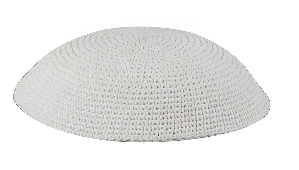 Premium Zion Judaica Knit Kippah - Bulk Pack (6/12/24) or Single Yarmulke with Free Kipa Clips - Perfect for Synagogue, Bar Mitzvah & Jewish Religious Ceremonies