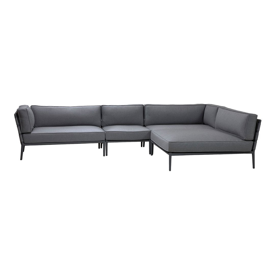 Conic Outdoor Modular Sofa Set - Waterproof & Durable Patio Furniture for Backyard, Garden, Poolside - Perfect for Lounging & Entertaining Guests