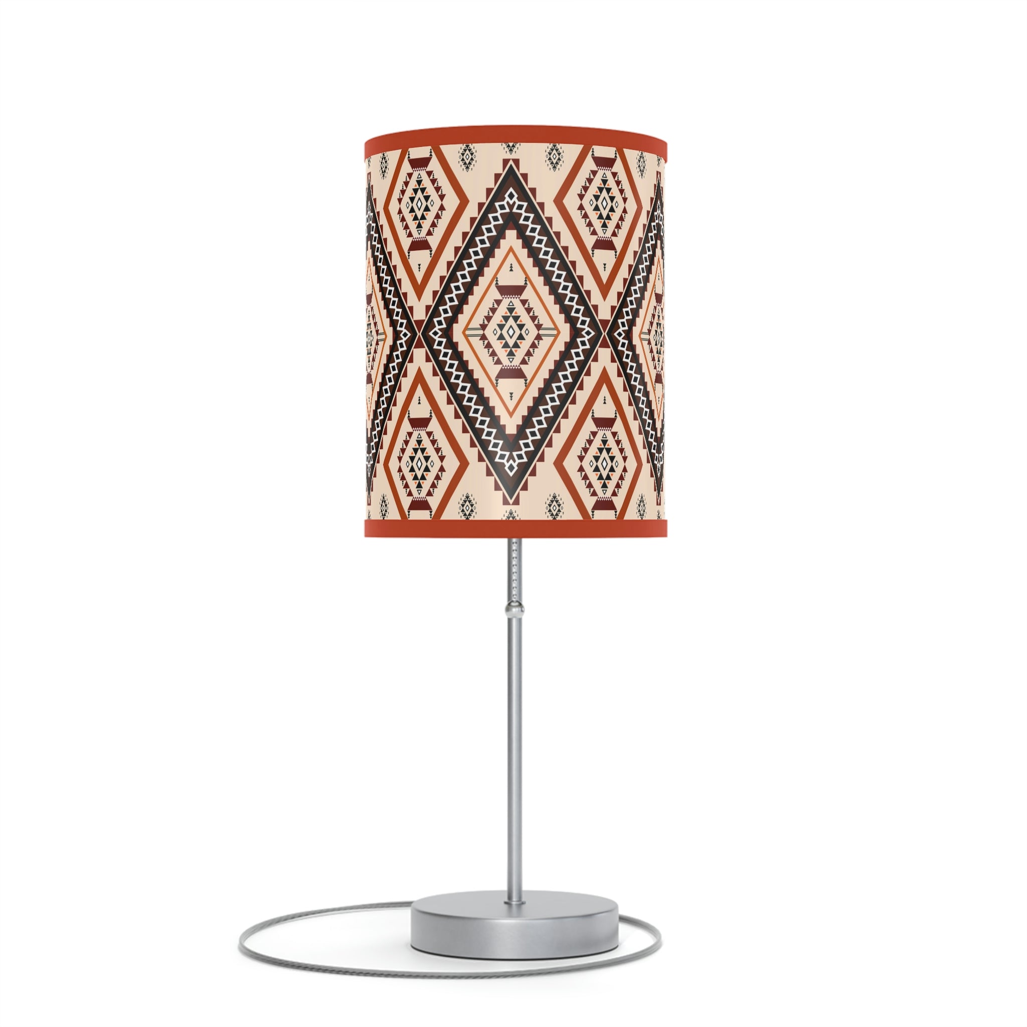 Southwestern Style Table Lamp for Bedroom & Living Room - Adjustable Reading Light with US/CA Plug - Perfect for Nightstands, Sofa Side Tables and Home Office Desks
