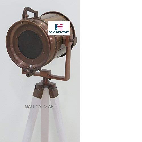 Vintage Copper Floor Lamp for Living Room - Antique Finish Modern Lighting - Perfect for Home Decor, Reading Nook & Cozy Ambiance