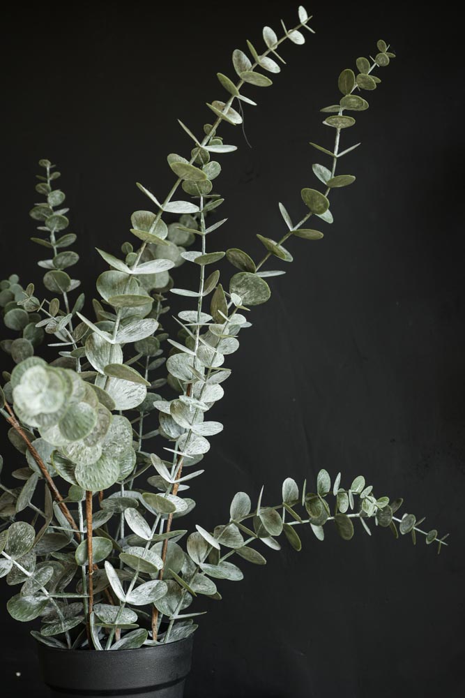 Artificial Eucalyptus Plant in Pot - Realistic Fake Greenery for Home Decor, Office, Wedding & Event Centerpieces