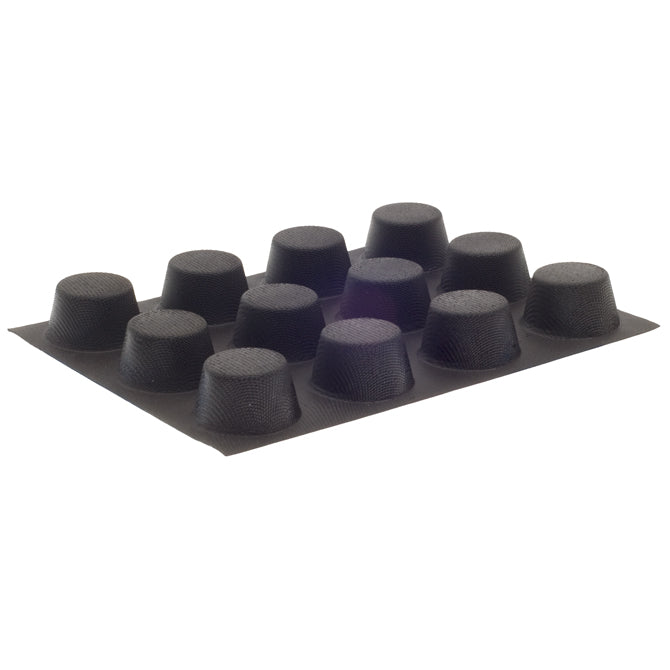 Flexipan Regular Muffin Pan - 12 Cavity Non-Stick Silicone Baking Mold for Cupcakes, Desserts & Meal Prep | Perfect for Home Bakers & Professional Chefs