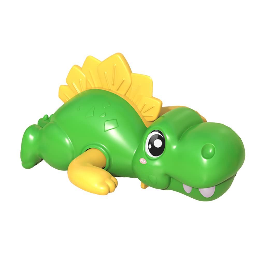 Wind-Up Dinosaur Bath Toy - Swimming Dino Bathtub Toy with Clockwork Mechanism, Fun Water Play Toy for Kids (Green) | Perfect for Bathtime Fun, Pool Parties & Sensory Play