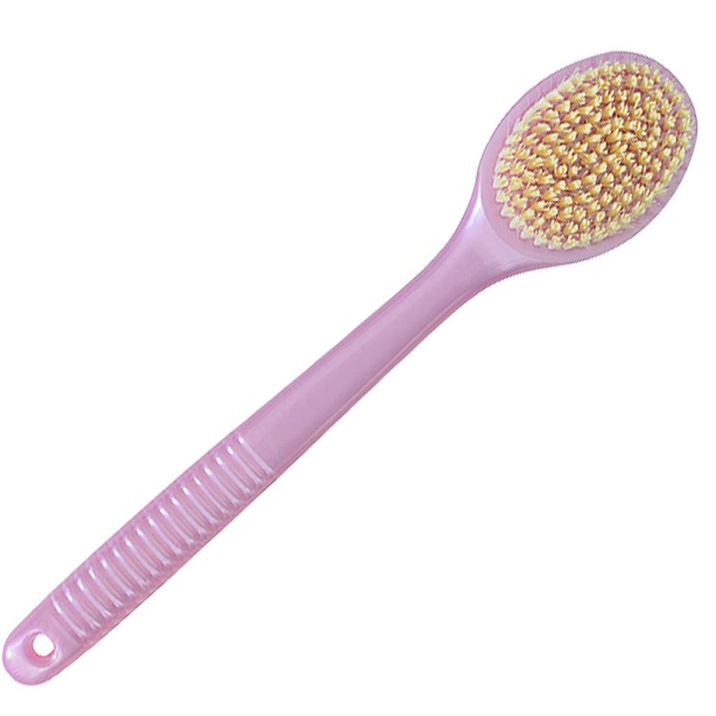 Premium Long Handle Bath Brush with Soft Bristles - Exfoliating Back Scrubber for Adults, Ideal for Shower & Spa Relaxation