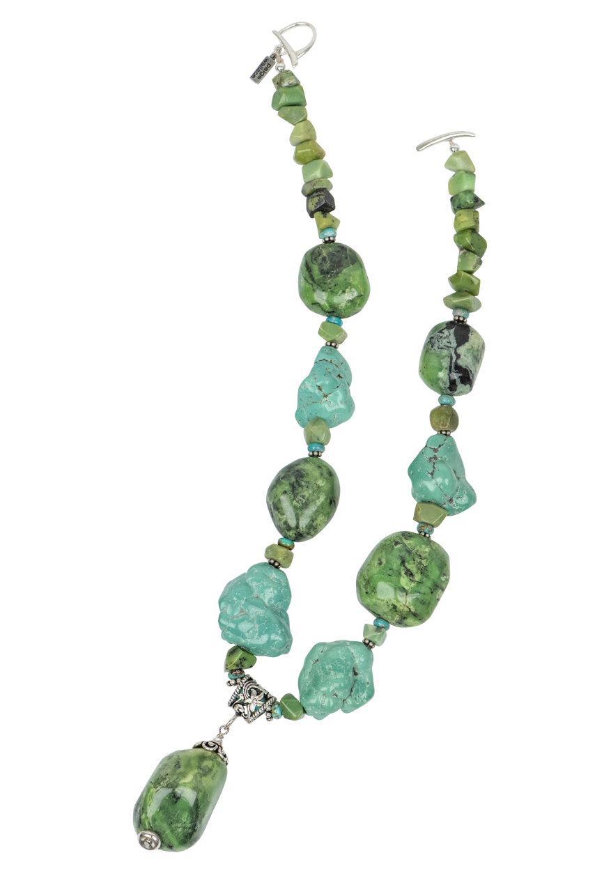 Paige Wallace Chrysoprase Pendant Necklace - Elegant Green Gemstone Jewelry for Women | Perfect for Everyday Wear, Gifts & Special Occasions