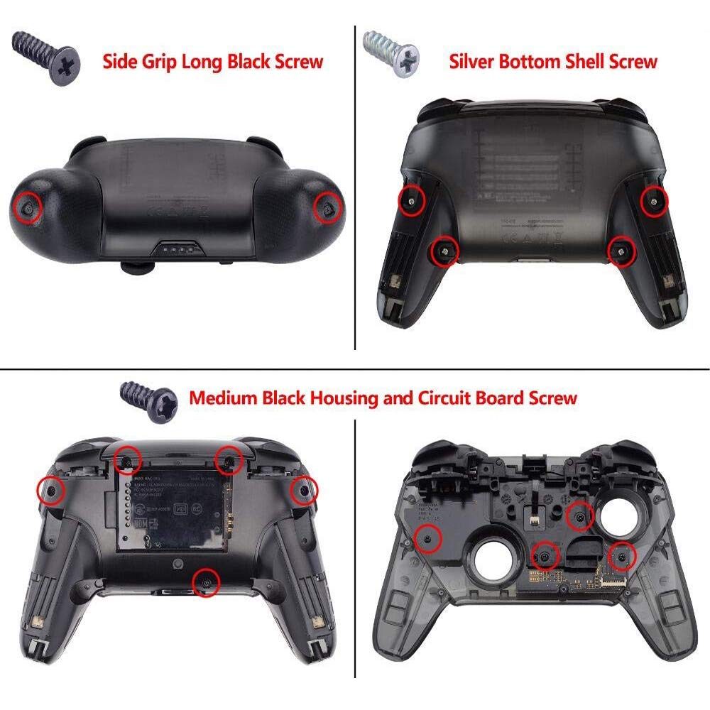 ExtremeRate Light Violet Faceplate & Backplate Replacement Shell for Nintendo Switch Pro Controller - DIY Custom Shell Case (Controller Not Included) | Gaming Accessories for Switch Enthusiasts