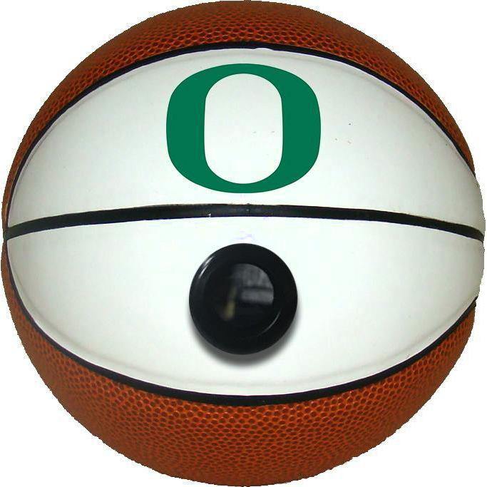 Oregon Ducks College Basketball Collectible Miniature Basketball with Picture - Perfect for Fans, Sports Memorabilia Collectors & Home Office Decor