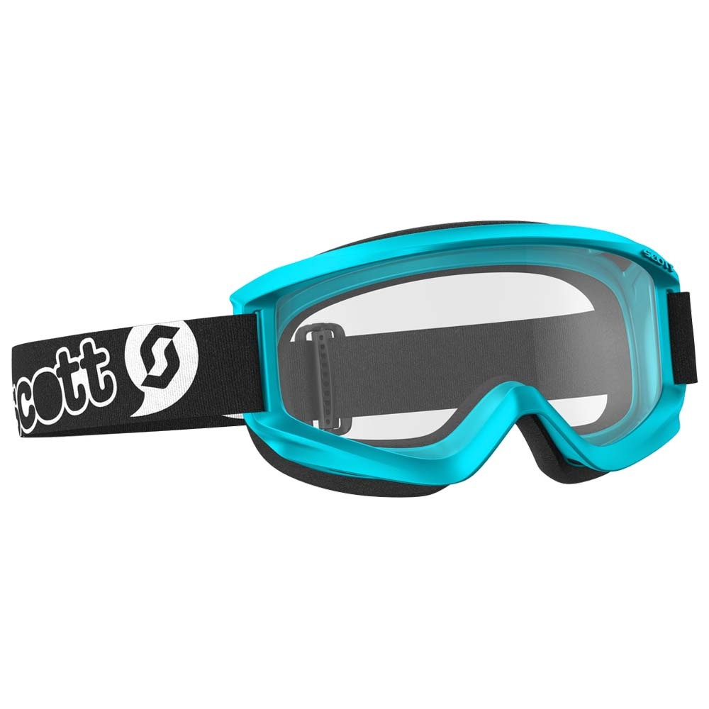 Scott Agent Mini Goggle with Clear Lens - Safety Eyewear for Cycling, Motorcycling & Outdoor Sports - ANSI Z87.1 Certified Protective Glasses