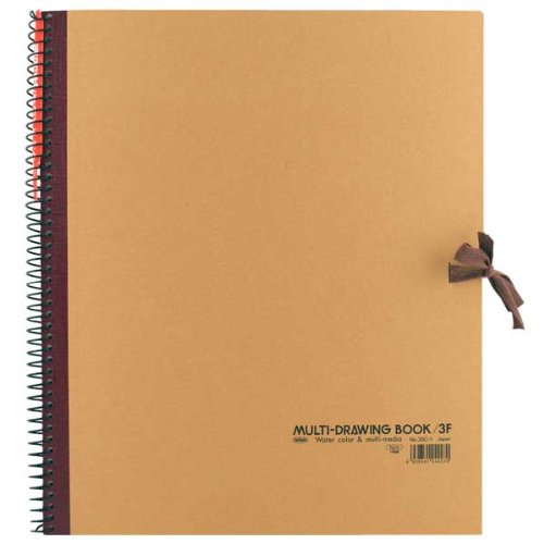 Holbein Spiral Sketch Book - 10.5x8.5 Inches Brown Hardcover Drawing Notebook for Artists, Students & Professionals - Perfect for Sketching, Doodling & Travel Journaling