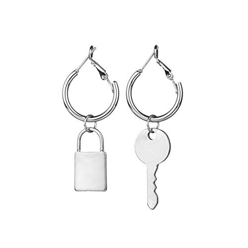 A:silver lock&key