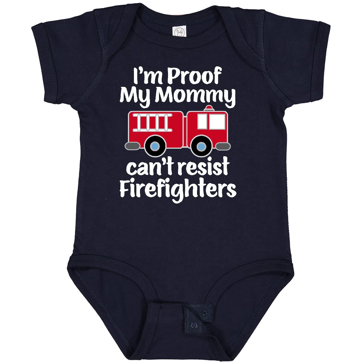 Inktastic Firefighter Daddy Baby Onesie - Cute Fireman Bodysuit for Infants & Toddlers - Perfect for Firefighter-Themed Parties, Family Photos & Everyday Wear