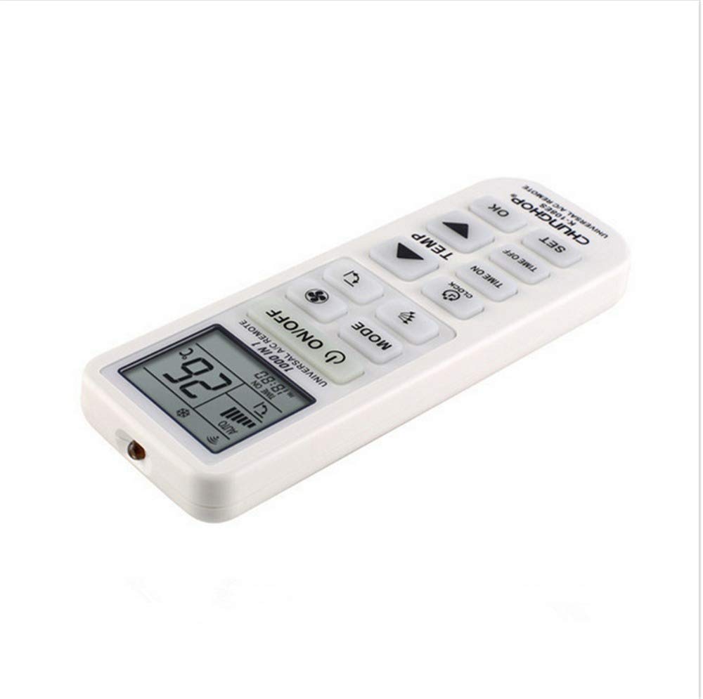 Universal AC Remote Control K-108ES - Compatible with Toshiba, Panasonic, Sanyo Air Conditioners | Replacement Remote for Home & Office Cooling Systems
