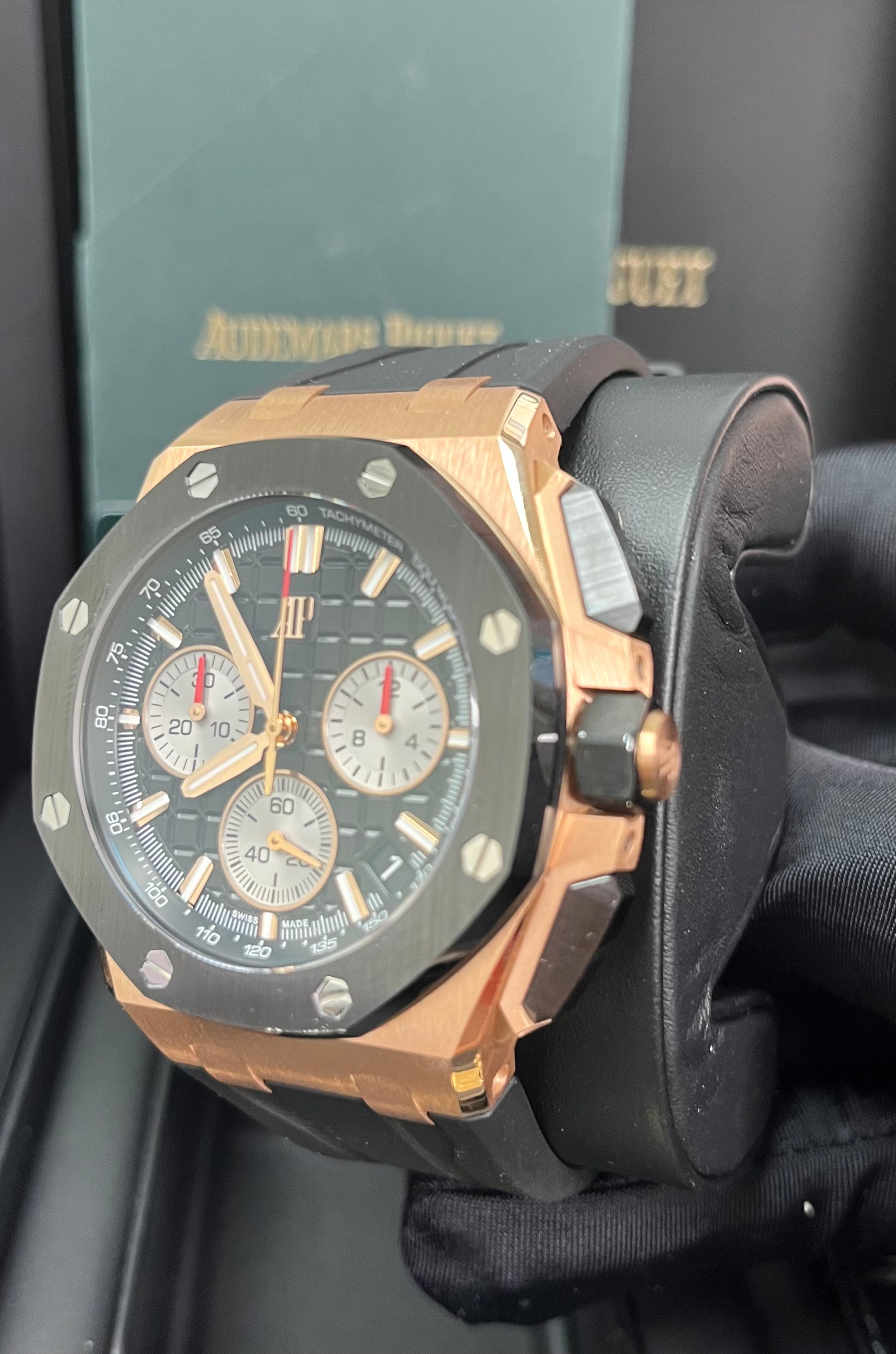 Audemars Piguet Royal Oak Offshore Selfwinding Chronograph Men's Watch 26420RO.OO.A002CA.01 - Luxury Swiss Automatic Chronograph for Business, Gala & Special Occasions