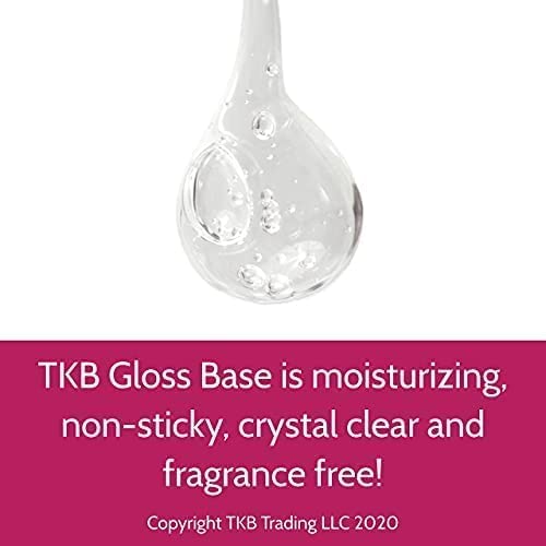 TKB Clear Versagel Lip Gloss Base for DIY Lip Gloss - 11 oz (2 x 5.5 oz Bags) - Mineral Oil Free, Made in USA - Perfect for Homemade Lip Gloss, Lip Balm & Cosmetics DIY Projects
