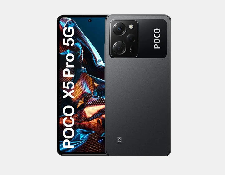 Xiaomi Poco X5 Pro 5G Smartphone - 128GB ROM 6GB RAM, Dual SIM, GSM Unlocked (Black) - Perfect for Gaming, Streaming & Work