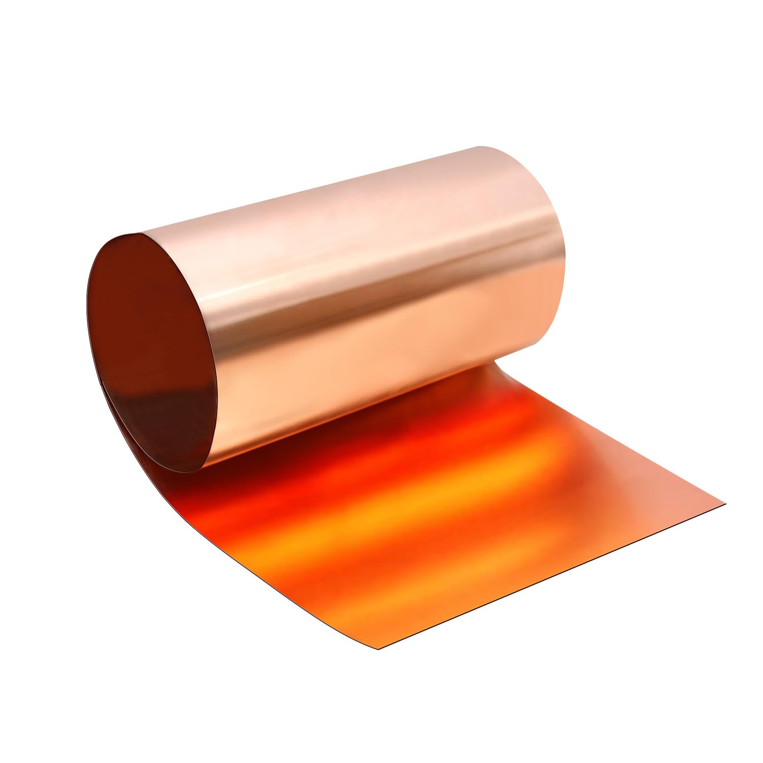 Premium Copper Sheet Roll 1000x300x0.5mm (LxWxT) - Heavy Duty Copper Flashing for Roofing, Gutters & DIY Crafts - Perfect for Home Repair, Metalworking & Art Projects