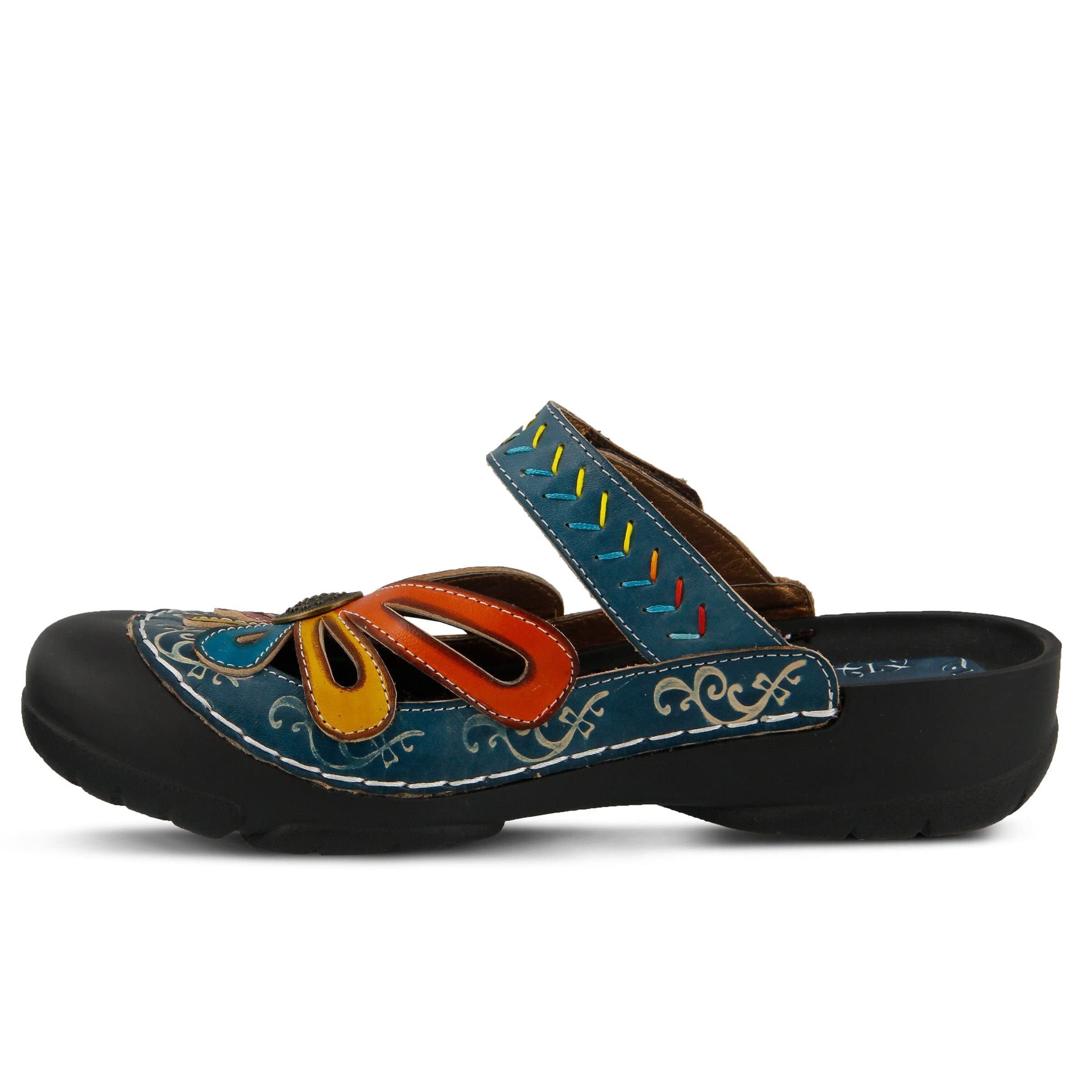 L'Artiste by Spring Step Women's Copa Flat Sandal - Comfortable Leather Flip Flops for Women, Casual Summer Beach Shoes with Arch Support | Perfect for Vacation, Poolside, and Everyday Wear