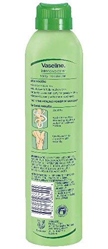 Vaseline Aloe Soothe Spray 2-Pack (13 oz Total) - Non-Greasy Fast Absorbing Body Moisturizer for Dry & Sensitive Skin - Hydrating After Sun Care & Daily Lotion for Face, Hands & Body - Perfect for Summer & Travel