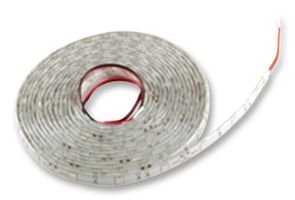 NTE Electronics 69-56W-WR Flexible LED Strip Light - 16.4ft Reel, 300 LEDs, 5050 SMD, 12V DC, 72W, Waterproof White Light for Home, Kitchen, Bedroom, and Outdoor Decoration