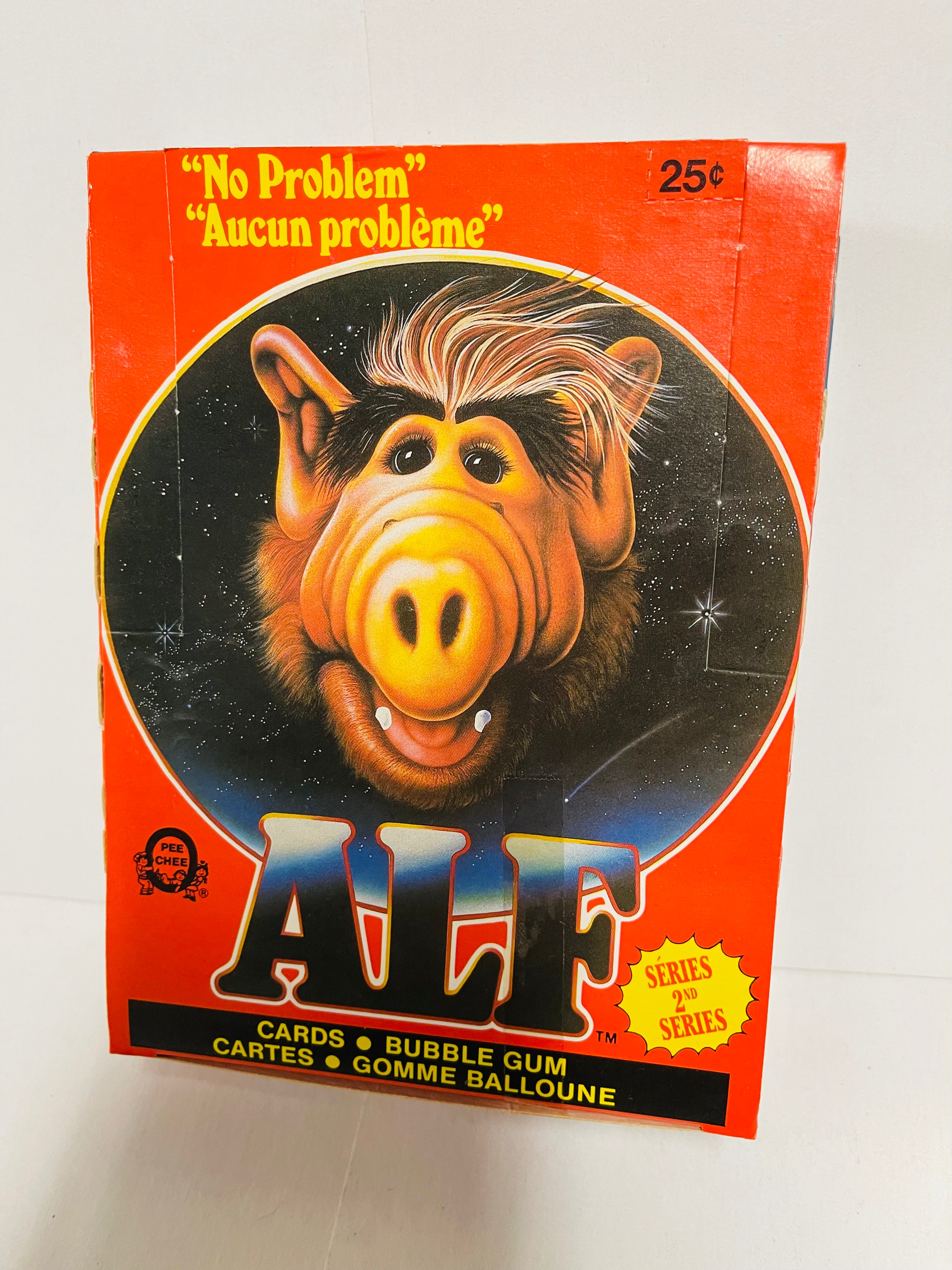 Alf TV Show Series 2 OPC Rare Canadian Version - 48 Sealed Packs Box (1987) | Collectible Trading Cards for Fans & Nostalgic Gift