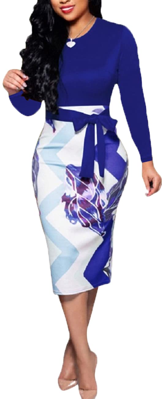 Elegant Women's Formal Midi Dress for Church, Office, Work, Funeral & Cocktail | BOGURST Pencil Dress for Professional & Special Occasions