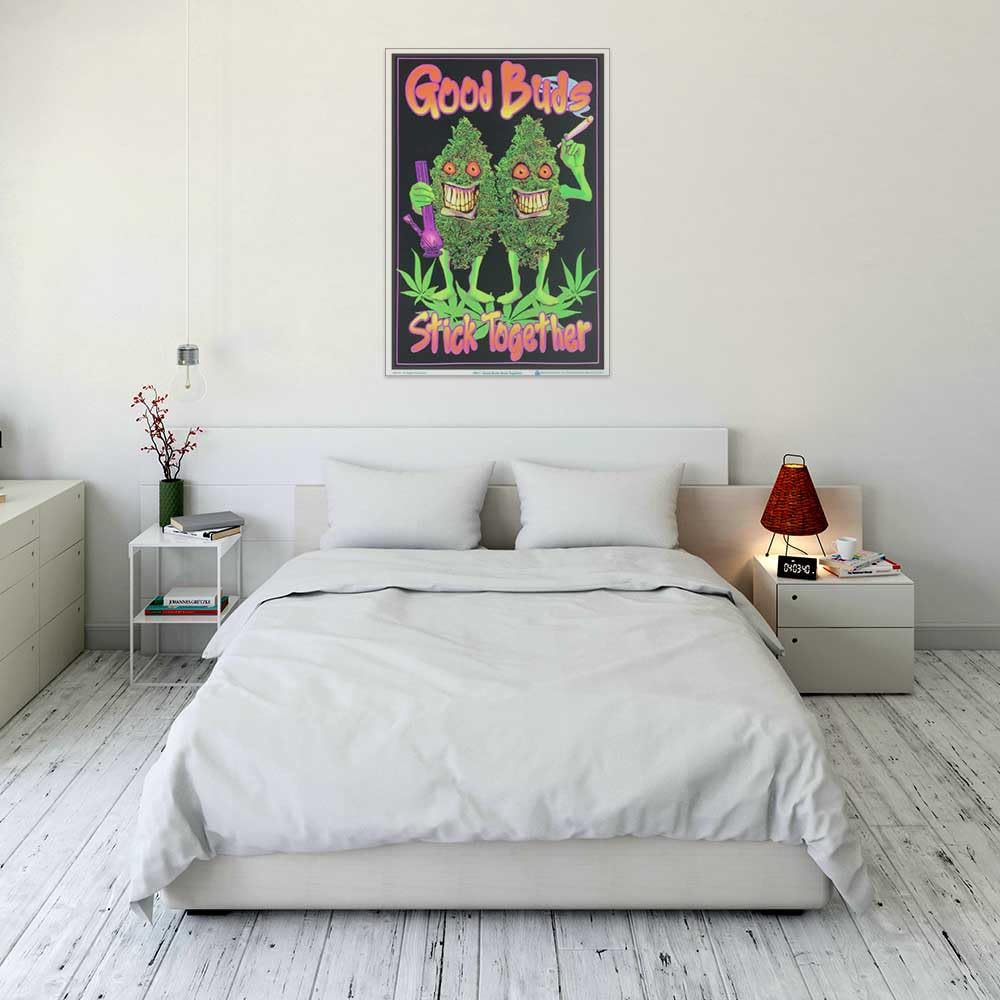 Premium Laminated Blacklight Poster - 23.5