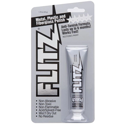 Flitz Metal, Plastic & Fiberglass Polish - Premium Polish for Cars, Boats & Motorcycles - Restores Shine & Protects Surfaces - Perfect for Auto Detailing & Marine Maintenance
