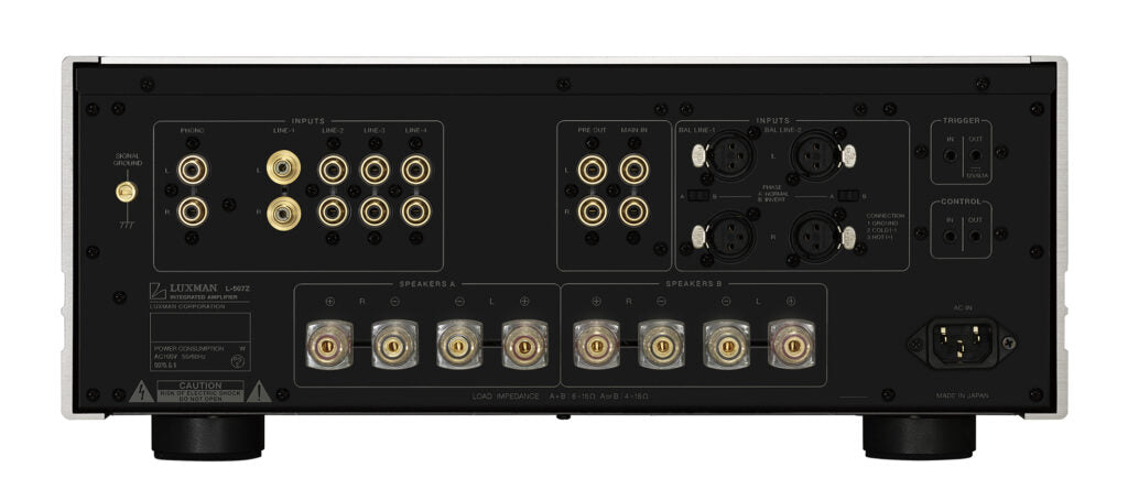Luxman L 507Z High-End Integrated Stereo Amplifier - Premium Audio for Home Theater & Music Listening