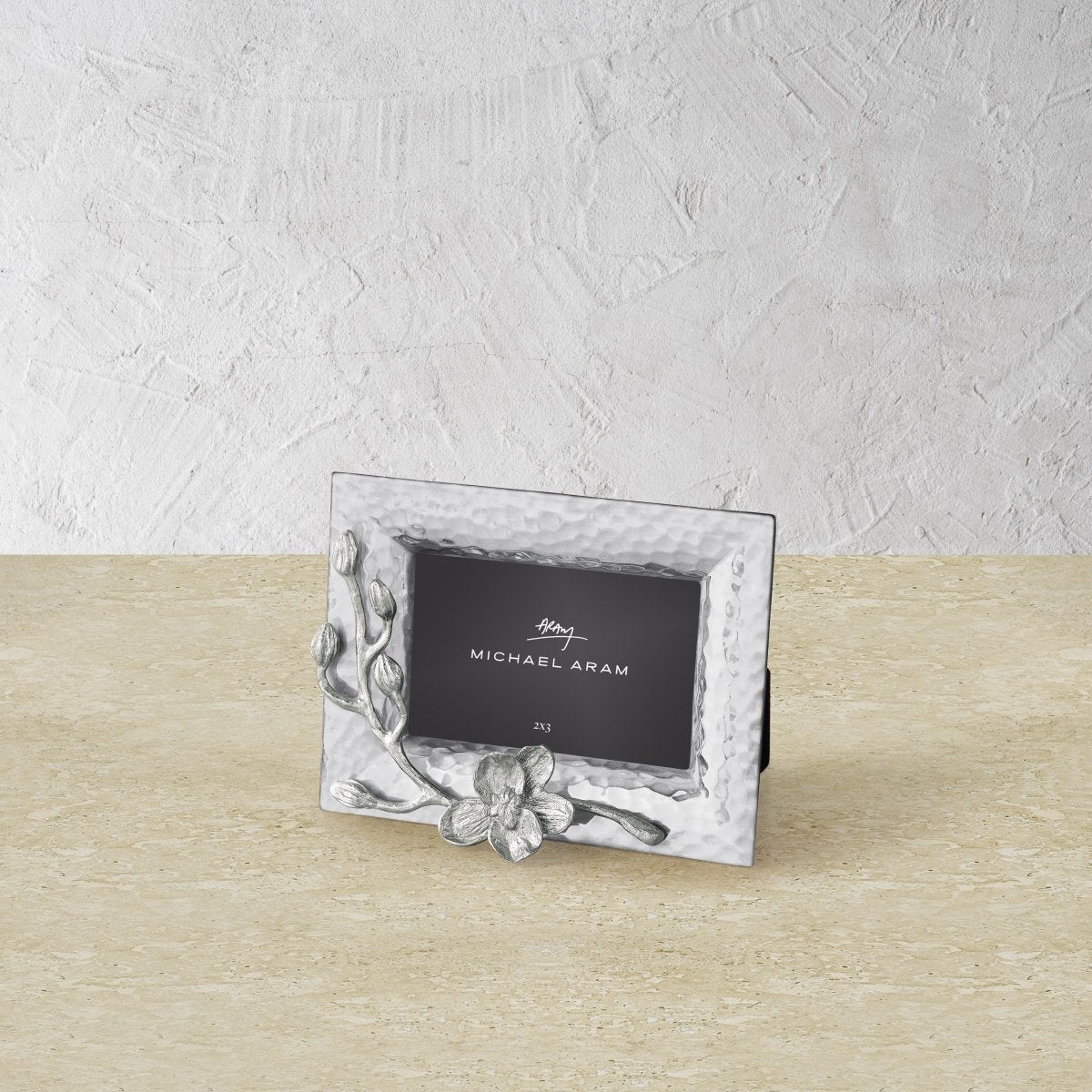 Elegant White Orchid Picture Frame - Perfect for Home Decor, Wedding Photos & Wall Art Displays