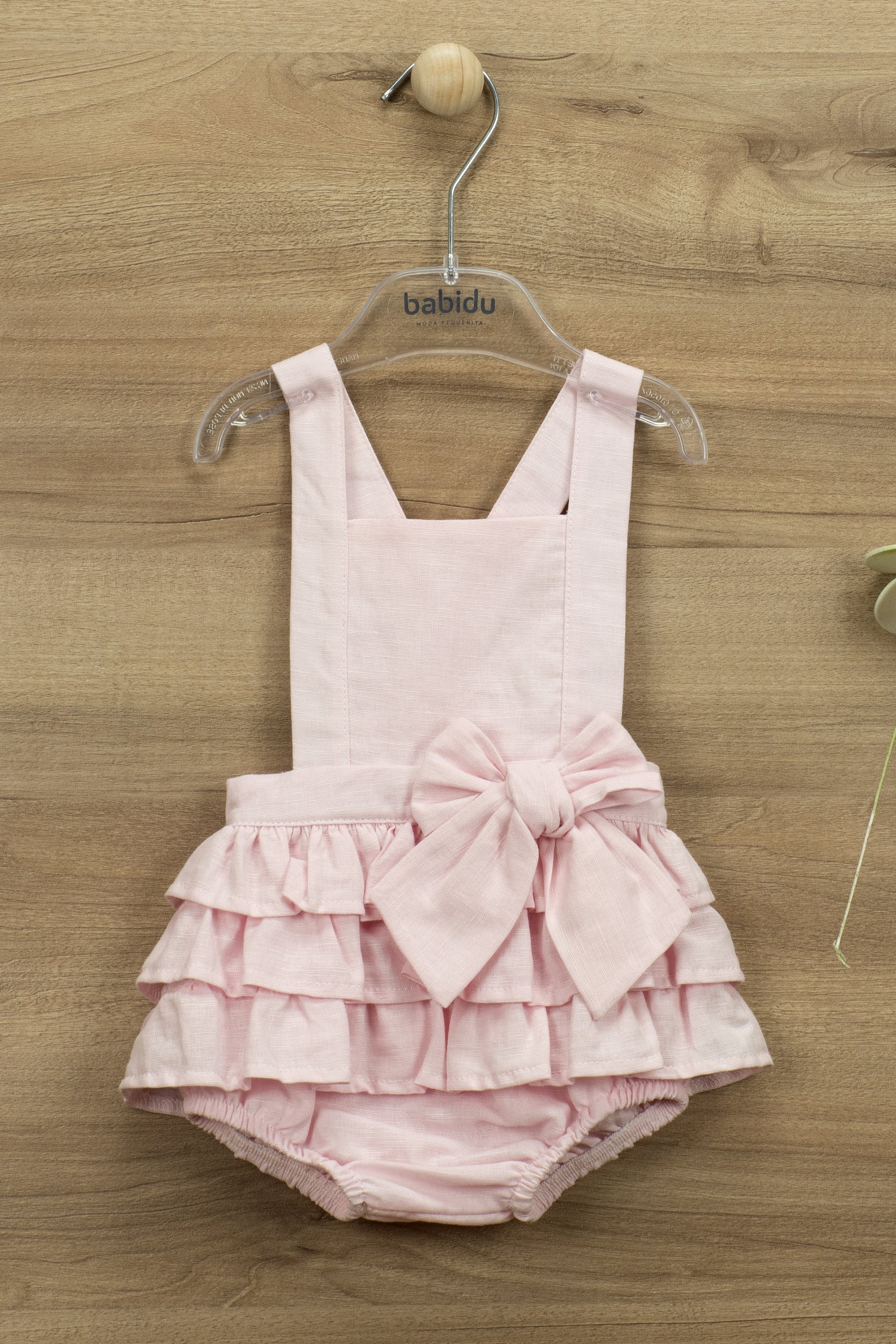 Lenore Ruffle Dungaree Romper - Women's Fashion Jumpsuit with Ruffled Straps | Perfect for Casual Outings, Summer Parties & Boho Style Outfits