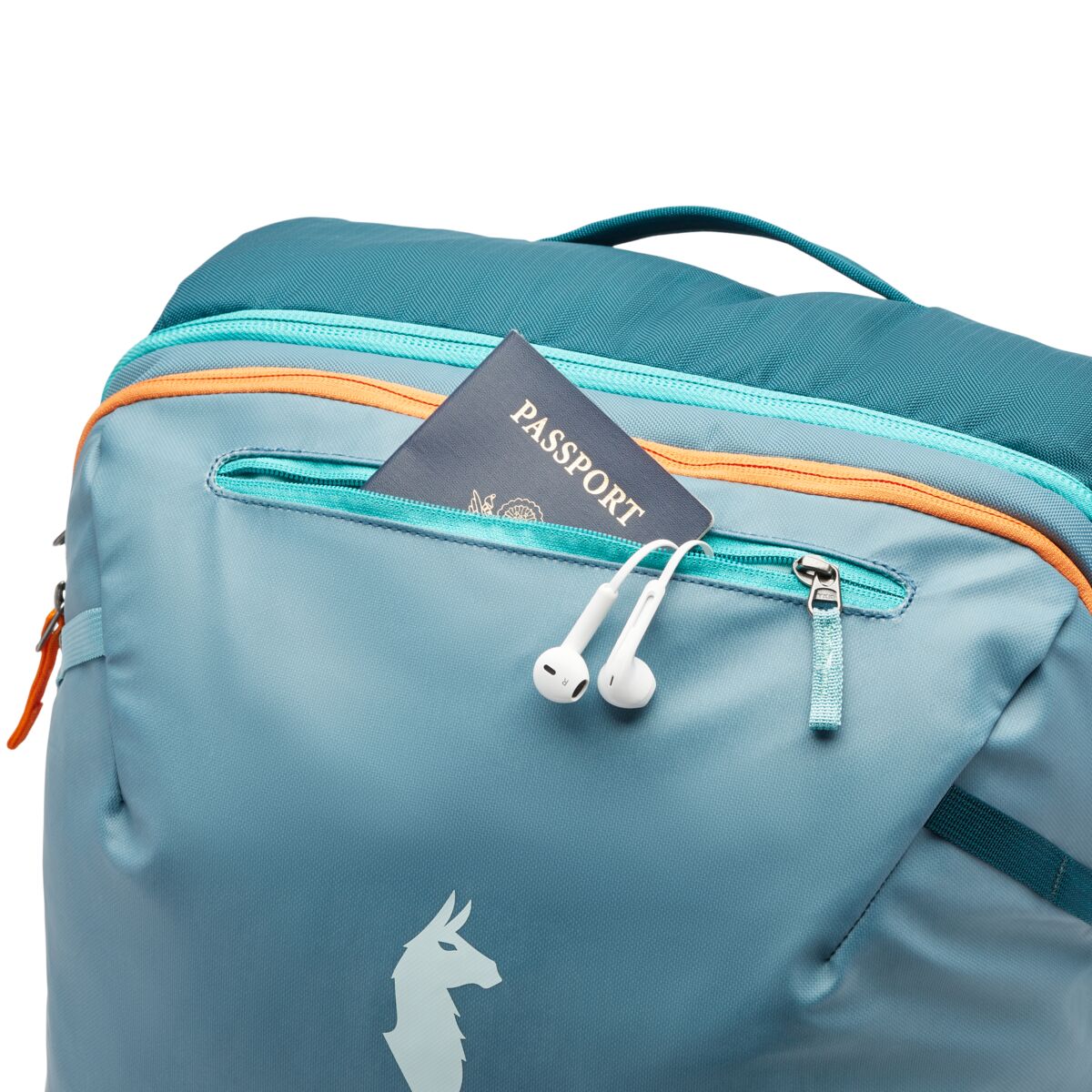 Cotopaxi Allpa 42L Travel Backpack - 42L Carry-On Backpack for Travel, Hiking & Adventure | Durable Water-Resistant Backpack | Blue Spruce/Abyss Color | Perfect for Air Travel, Camping & Outdoor Activities