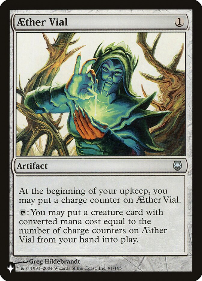 Aether Vial - MTG Magic The Gathering Card for Commander & Modern Decks - Perfect for Competitive Play & Collectors