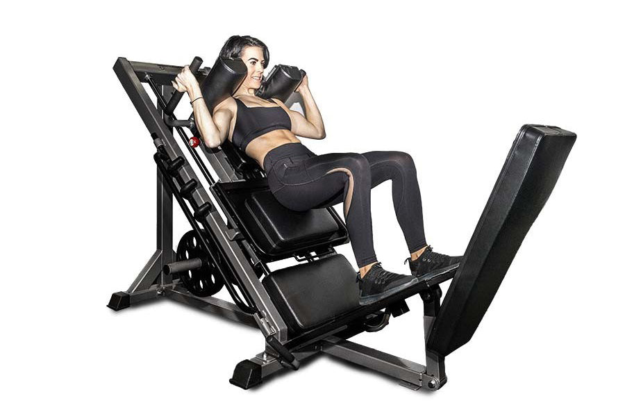 BodyCraft Pro Leg Press and Hack Squat Machine (F760) - Home Gym Equipment for Strength Training & Leg Workouts