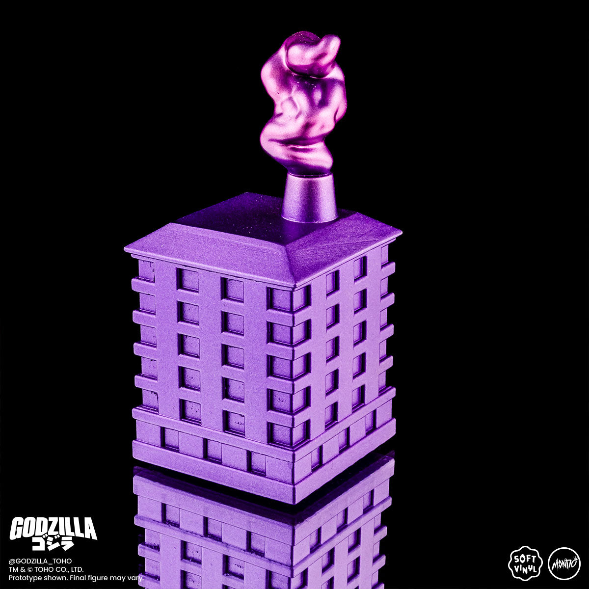 Godzilla vs Hedorah Soft Vinyl Figure Set - Limited Edition Oil Slick Variant - Japanese Kaiju Collectible for Display & Home Decor