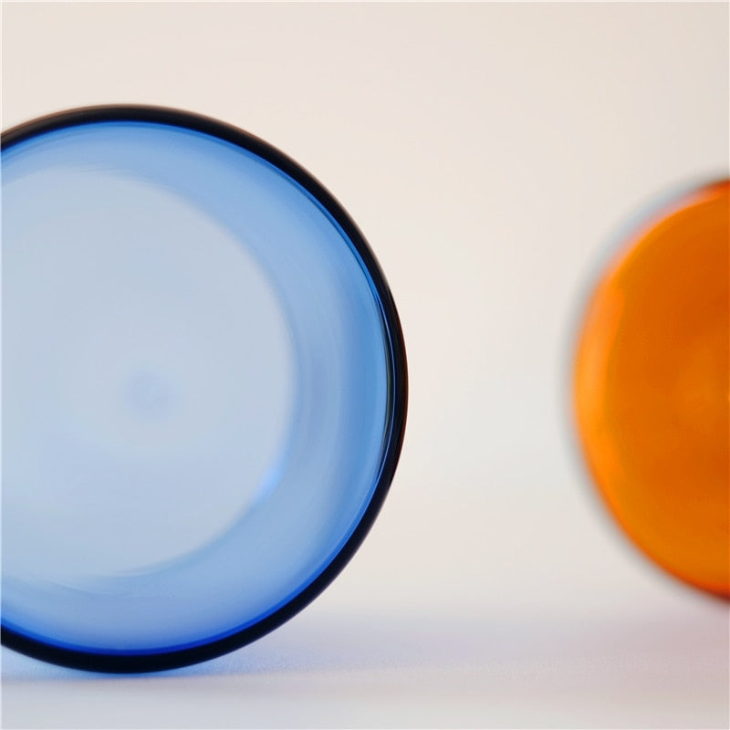 Vibrant Borosilicate Glass Mugs - Durable & Heat-Resistant Coffee Cups for Home, Office, and Outdoor Use - Perfect for Hot/Cold Beverages, Gift Giving, and Daily Drinking