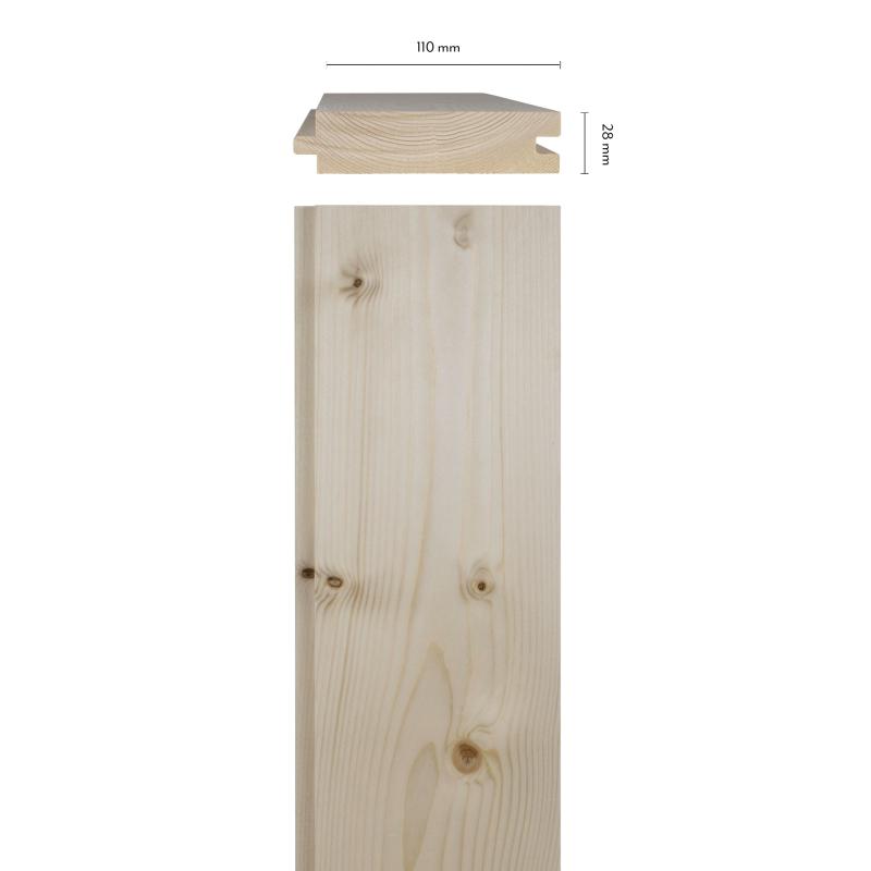 Grangolv Sodermalm 28x110mm Solid Wood Flooring - Perfect for Living Rooms, Bedrooms & Home Renovation