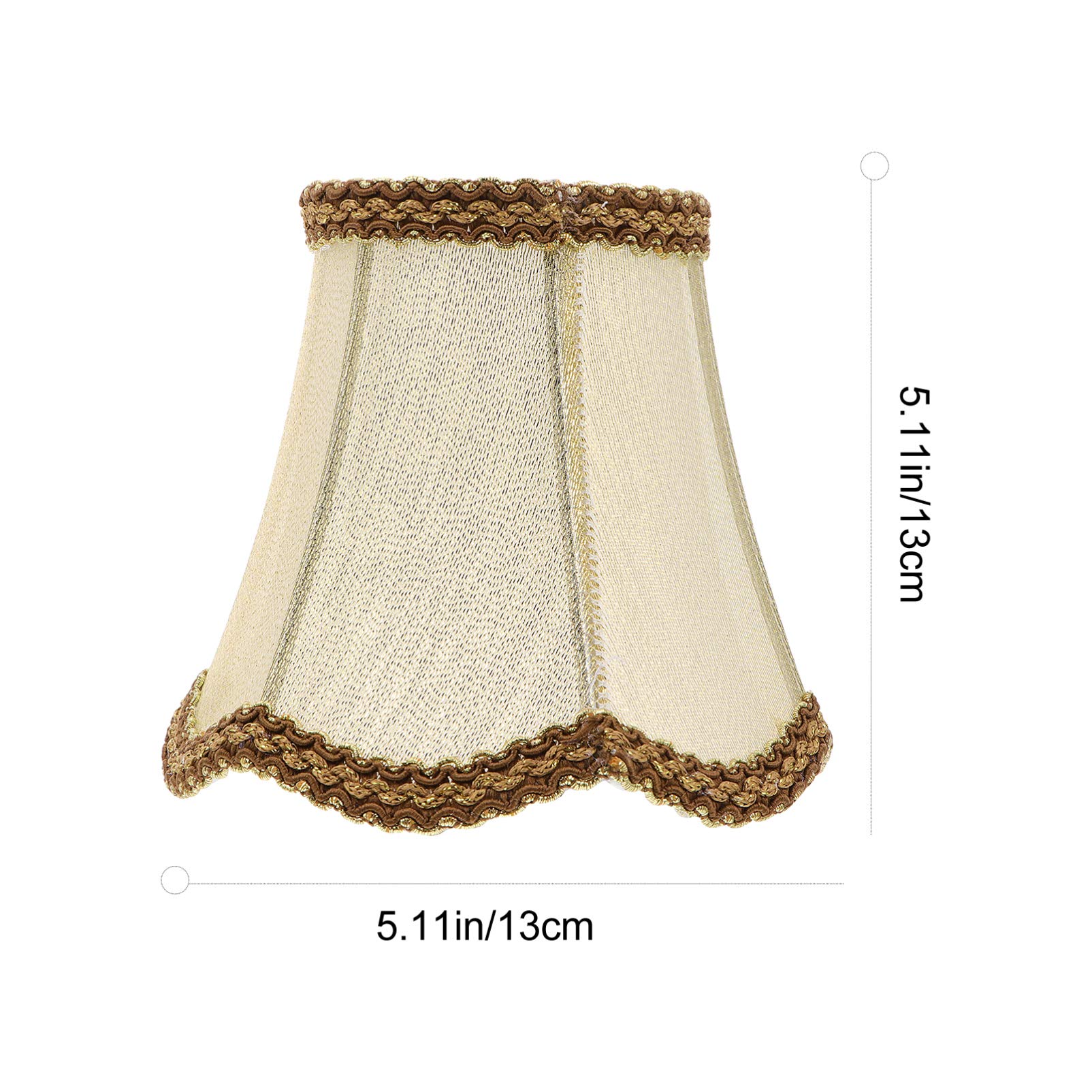 European Style Clip-On Fabric Lamp Shade - Universal Fit for Table Lamps, Floor Lights & Chandeliers - Perfect for Living Room, Bedroom & Office Decor