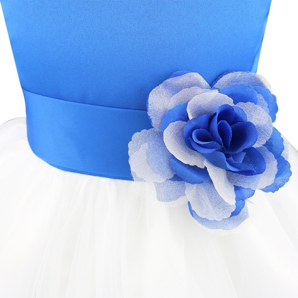 CHICTRY Floral Bow Princess Wedding & Bridesmaid Dresses - Elegant Pageant Party Gowns for Flower Girls | Perfect for Formal Events, Proms & Special Occasions