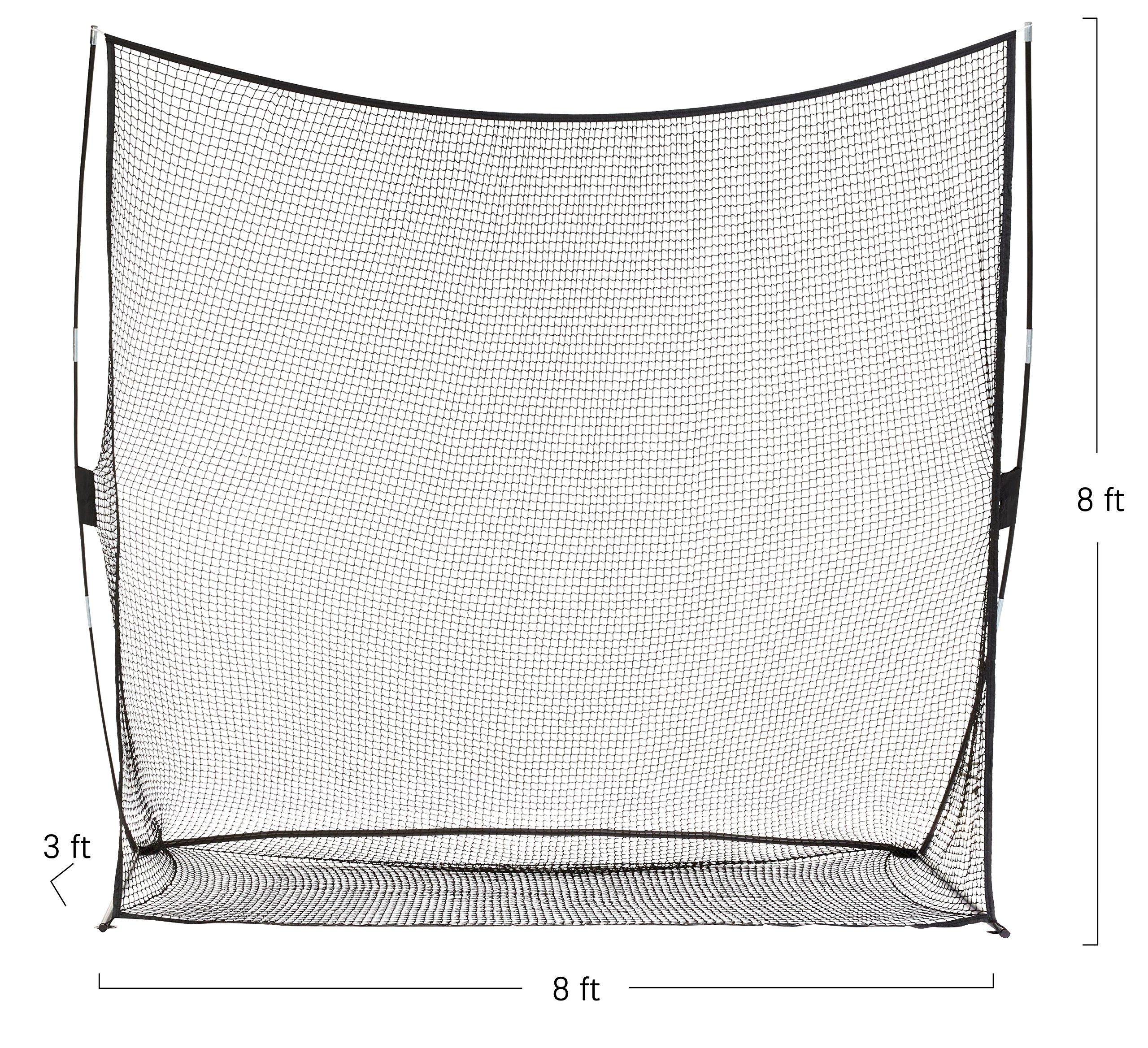 Amazon Basics Golf Practice Net - Durable & Portable Golf Hitting Net for Indoor/Outdoor Training | Perfect for Backyard, Driving Range & Home Practice