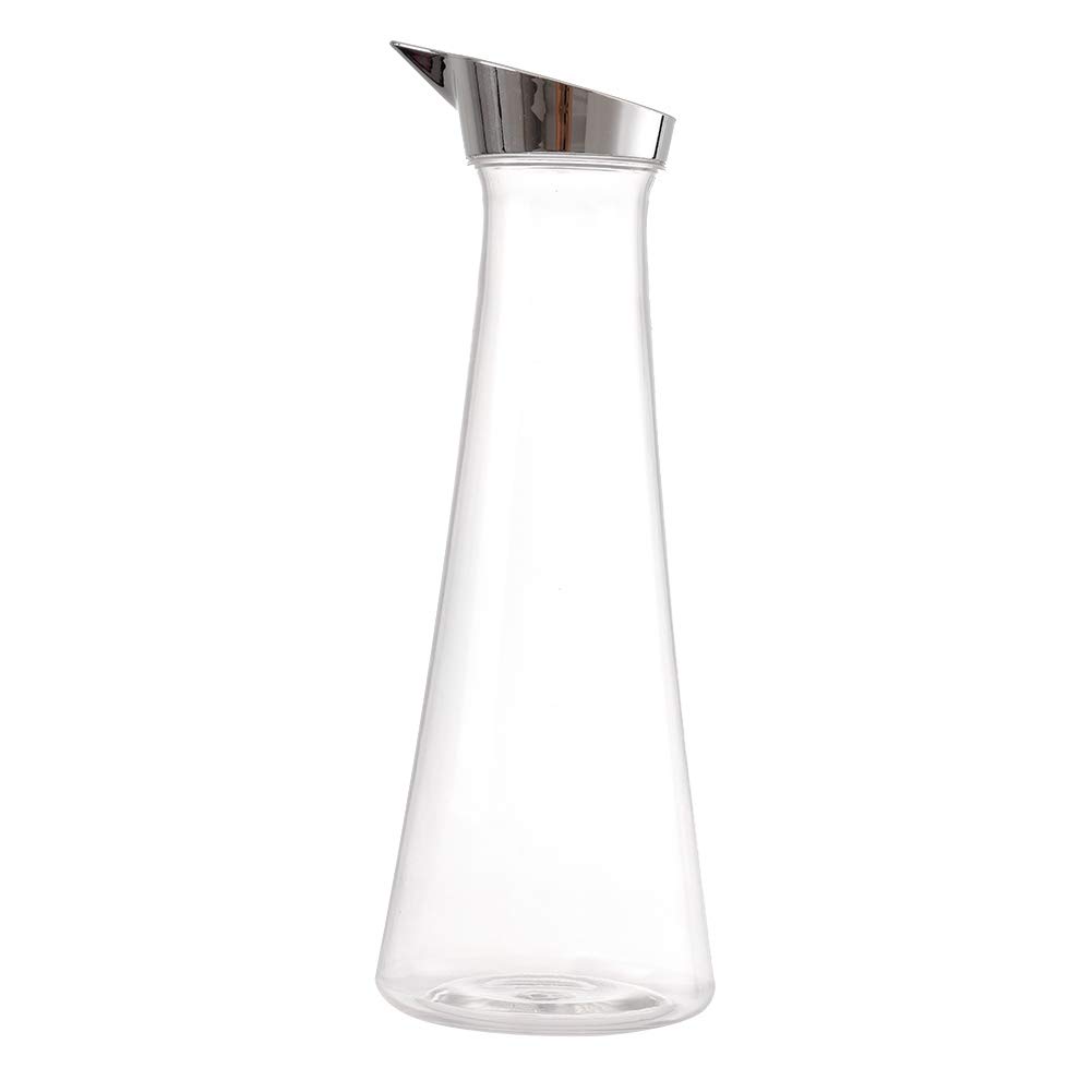 1.4L Acrylic Transparent Juice Pitcher with Removable Lid - Glass Pitcher for Mimosa Bar, Brunch, Cold Water, Juice, Milk & Iced Tea - Perfect for Entertaining, Parties & Everyday Use