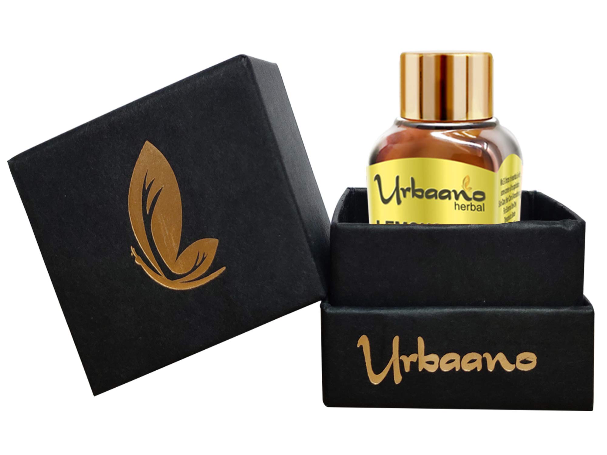 UBRAANO 100% Pure Lemongrass Essential Oil - Undiluted, Therapeutic Grade for Face, Skin & Hair Care - Aromatherapy, Massage & Relaxation - 20ml in Elegant Gift Pack
