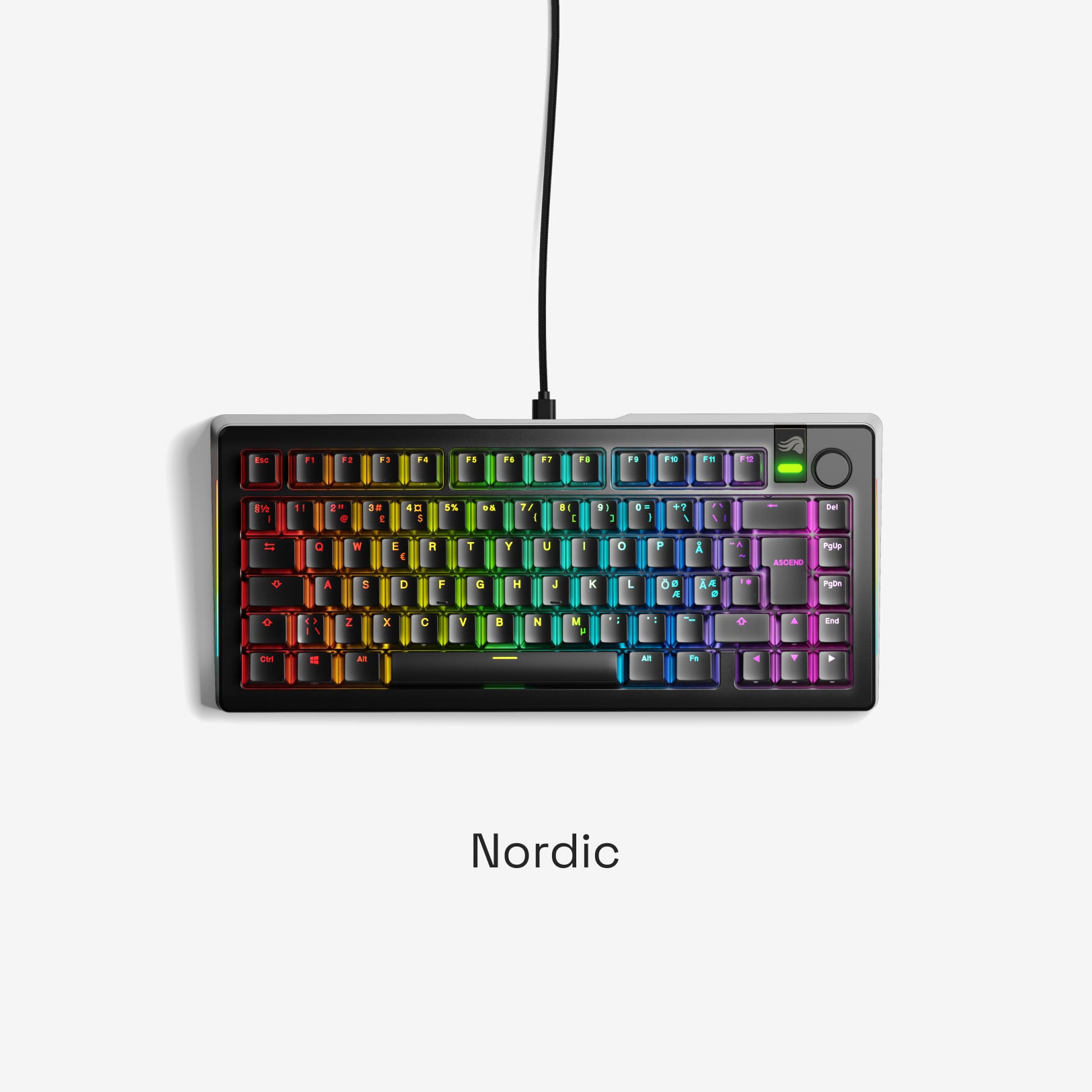 GMMK 3 PRO 96% Hot-Swappable Mechanical Gaming Keyboard - RGB Backlit, USB-C, Prebuilt for PC & Mac - Perfect for Gaming, Coding & Office Work