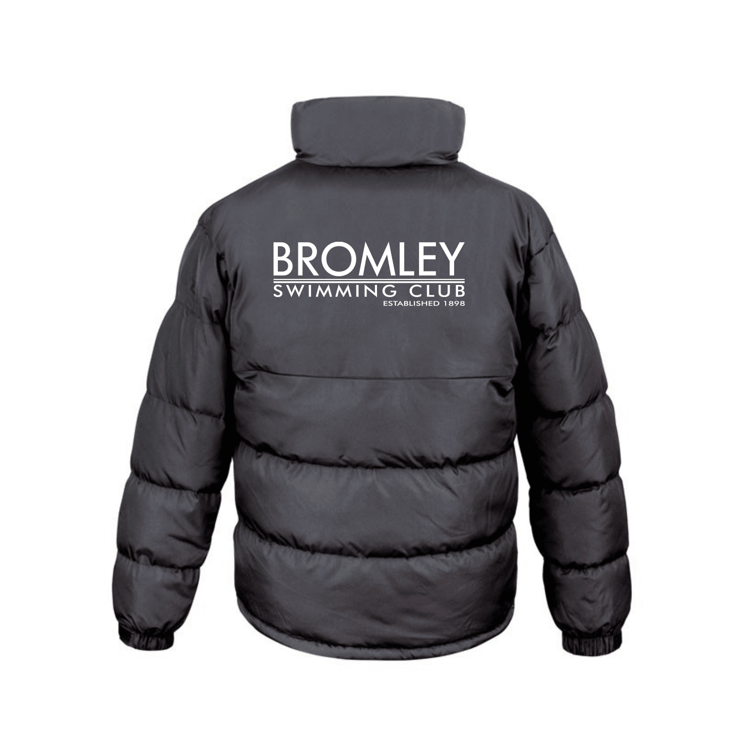 Bromley Swimming Club Team Puffer Jacket - Waterproof Winter Coat for Men & Women - Perfect for Swimming Competitions, Outdoor Sports & Cold Weather Activities