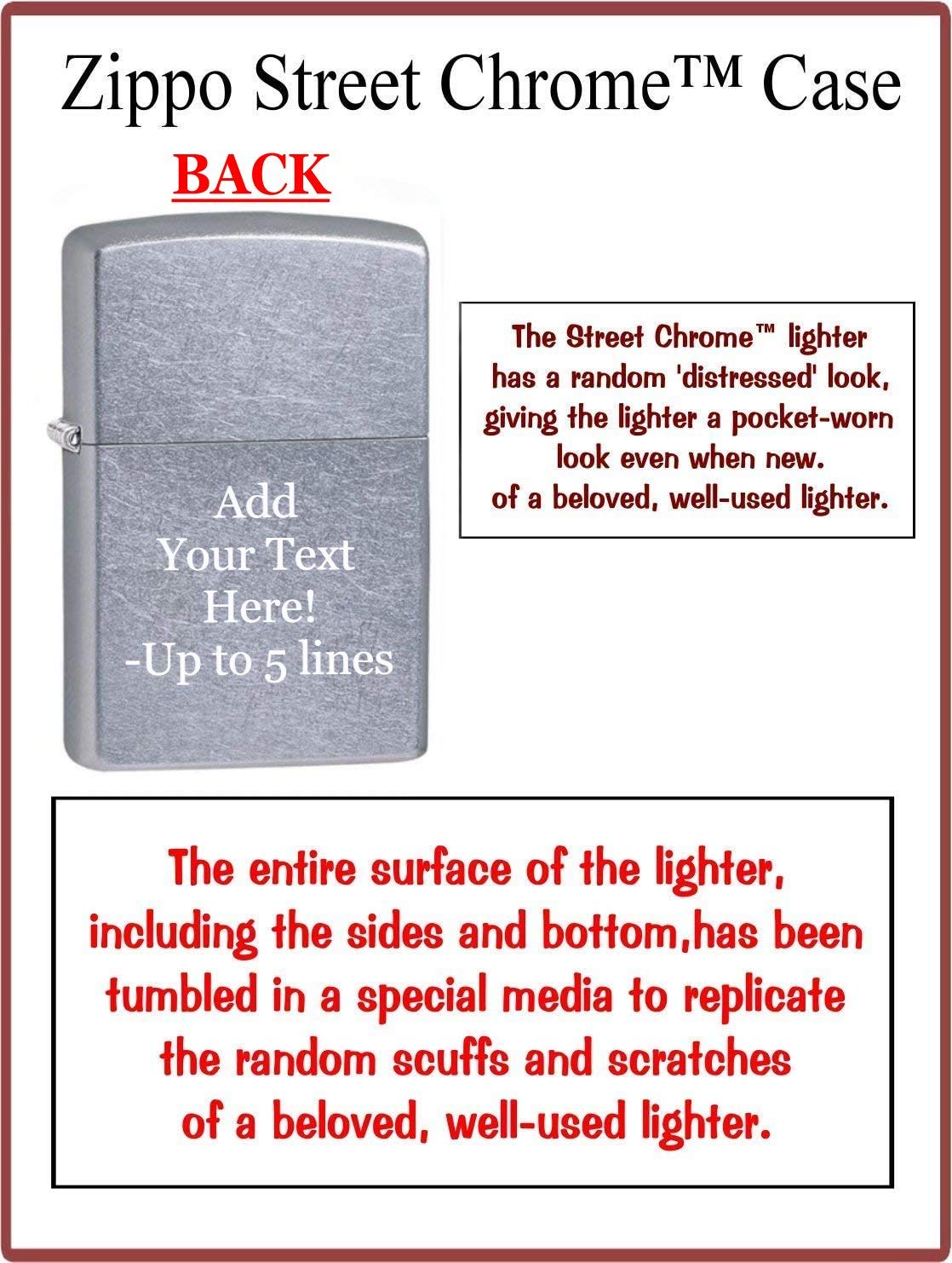 Personalized Zippo Windproof Lighter - Fishing Design for Outdoor Adventures