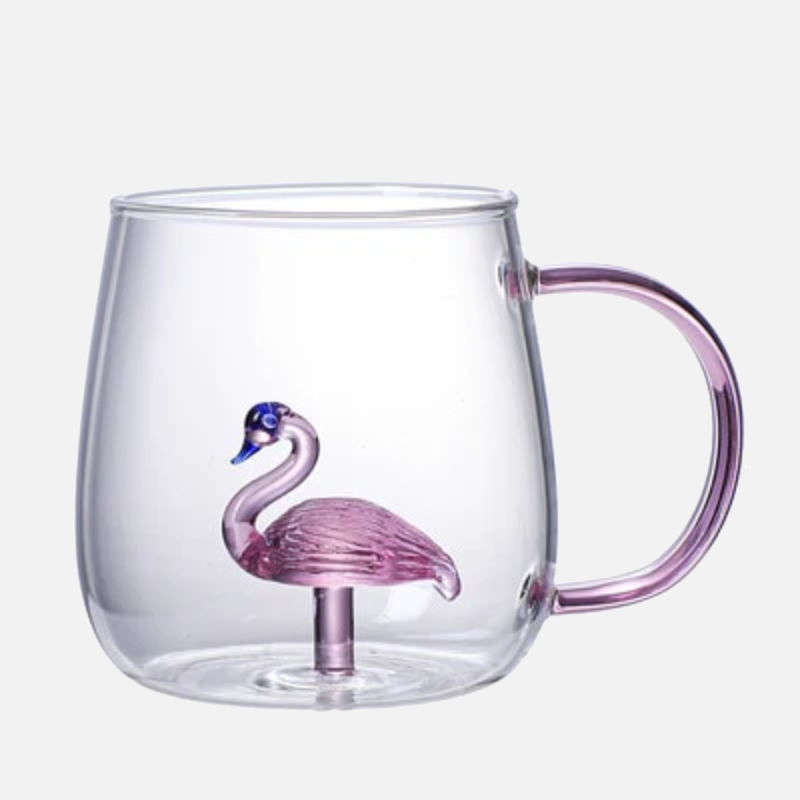 Farmland 3D Animal Glass Drinking Cups - 12oz Cute Animal-Themed Cups for Kids & Adults - Perfect for Juice, Milk, Smoothies, Parties & Home Decor