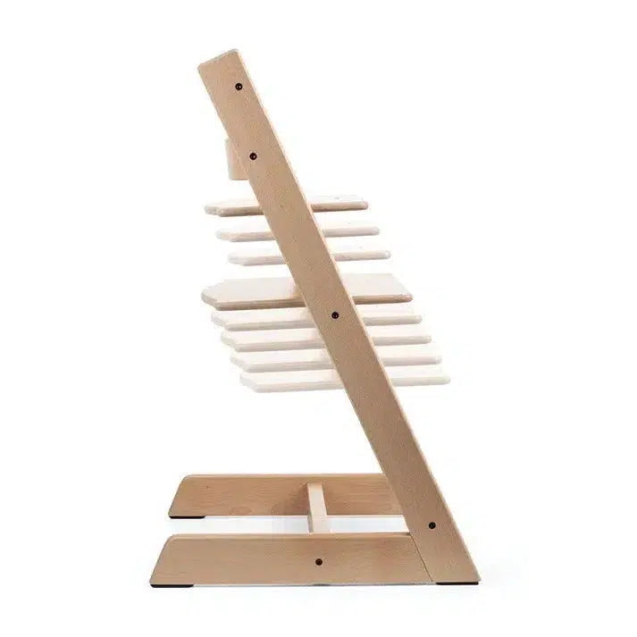 Stokke Tripp Trapp High Chair with Cushion & Tray - Natural Wood & Glacier Green | Adjustable Baby Feeding Chair for Toddlers & Kids | Perfect for Dining, Kitchen & Family Mealtime